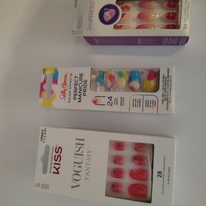 Colorful Press-On Nail Set Bundle